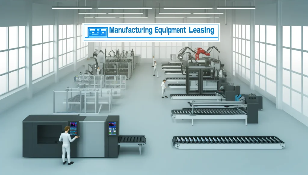 Manufacturing equipment leasing