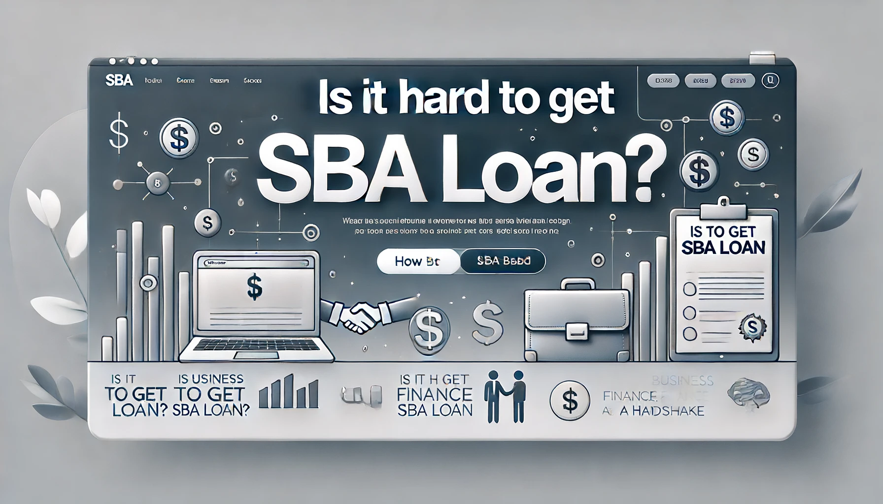 IS IT HARD TO GET SBA LOAN?